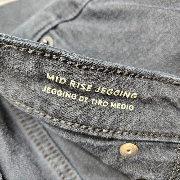 (3/$35) Universal Thread Size 6 / 28 R Skinny Mid Rise Black Grey Jeans Jeggings - Picture 5 of 11
